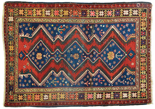 AN OLD CAUCASIAN RUG