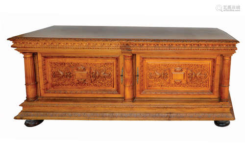 A CASSONE STYLE SIDEBOARD