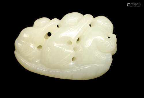 White Jade Child Pendant, Qing Dynasty