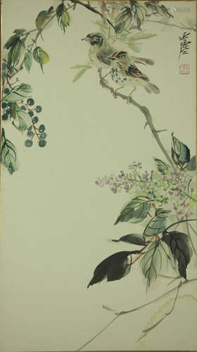 Flowers and Birds Painting by Wang, Ya Chen