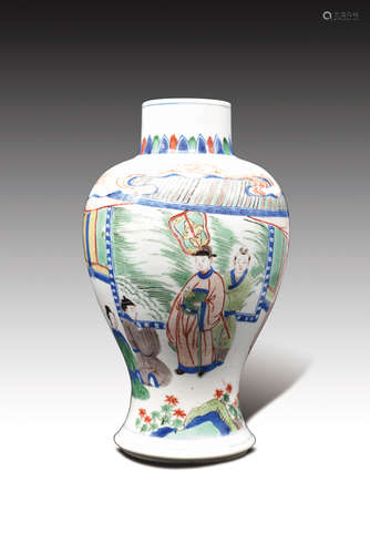 Wucai Vase, Kangxi Period