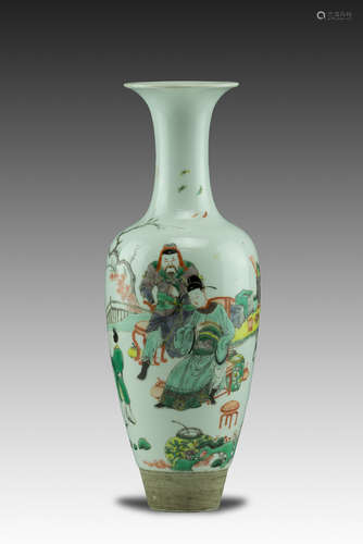 Famille Rose Vase with Kangxi Mark