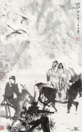 傅小石（1932～2016） 1983年作 雪 立轴 水墨纸本