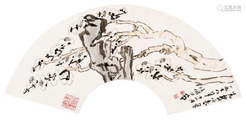 陆俨少（1909～1993） 1978年作 先发映春台 镜心 设色纸本