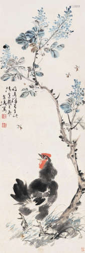 王雪涛（1903～1982） 大吉图 立轴 设色纸本