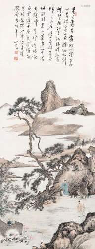 溥儒（1896～1963） 山水 镜心 设色纸本