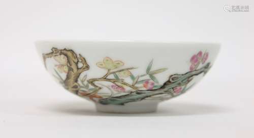 Chinese Small Famille Rose Bowl