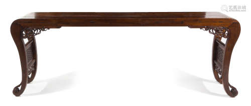 A Large Elmwood Altar Table