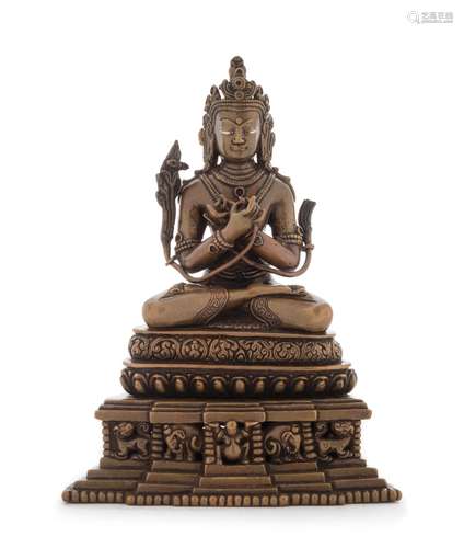 A Tibetan Bronze Figure of Bodhisattva Vajradhara