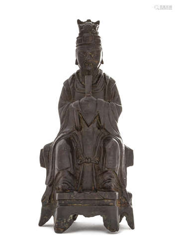 A Bronze Figure of a Daoist Immortal