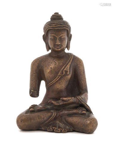 A Bronze Figure of Buddha