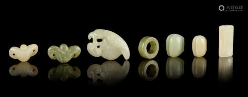 Seven Small Jade Carvings