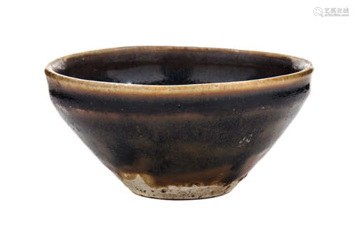 A Black Glazed Pottery Tea Bowl