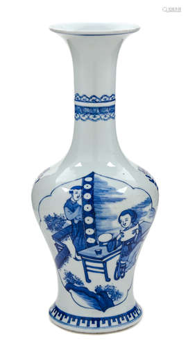 A Blue and White Porcelain Vase