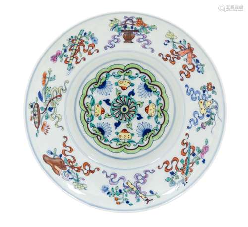 A Doucai Porcelain Shallow Bowl