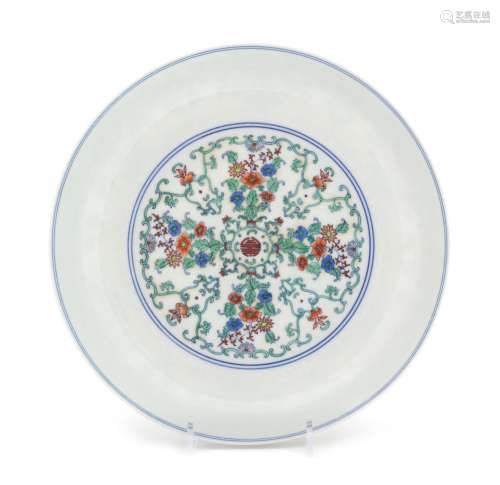 A Doucai Porcelain Plate