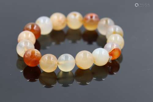 Chinese Agate Beads W:11mm/bead