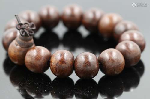 Chinese Huali Wood Beads (15 beads)  W:15mm/bead