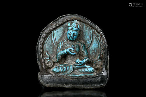 TURQUOISE CARVED 'BUDDHA' PENDANT