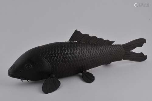 Articulated iron carp. Japan. Meiji period.