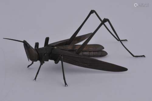 Articulated metal insect. Japan. Meiji period