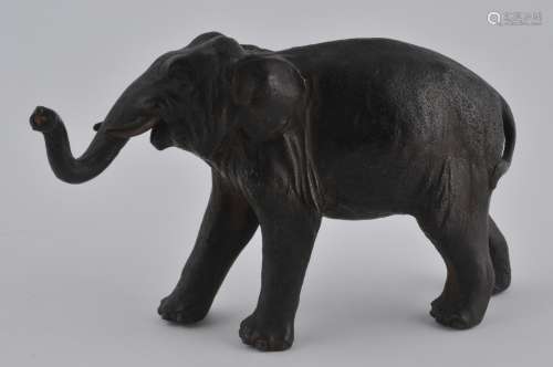 Bronze elephant. Japan. Meiji period. (1868-1912).