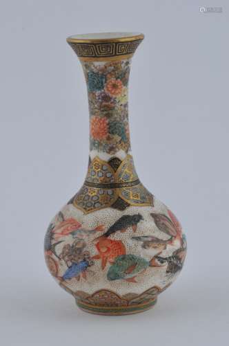 Miniature pottery vase. Japan. Meiji period.