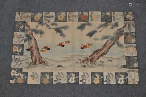 Textile Panel. Japan. Meiji period (1868-1912).