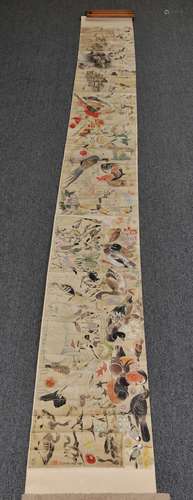 Handscroll. Japan. 19th century. Study of a variety of