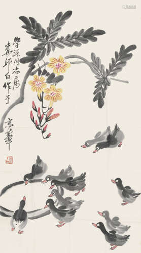 娄师白 花鸟 软片