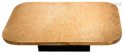 A design coffee table, Lova Creation '88, New Year's gift for Jan and Ria, H 36 - W 139,5 - D 89 cm