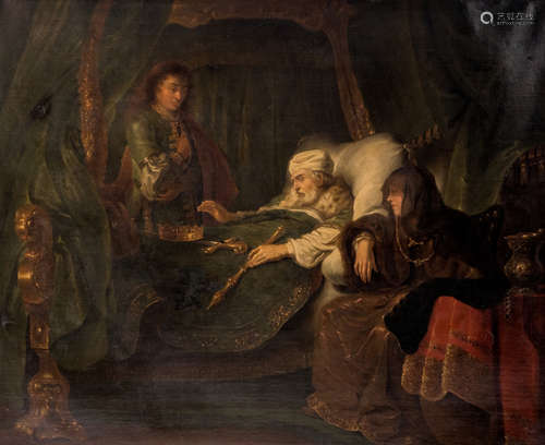 Hamilton W. (attributed to), 'Henrik IV Död', oil on canvas, 90,5 x 110 cm