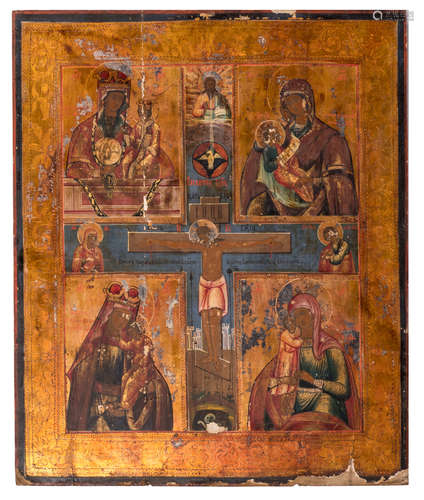 An Eastern European icon, 19thC, 44 x 53 cm