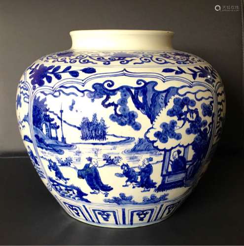 Wanli Mark, Chinese Blue and White Jar