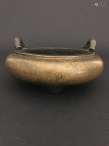 Chinese Bronze Tripod Censer