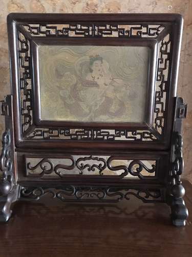 Chinese Hardwood Screen