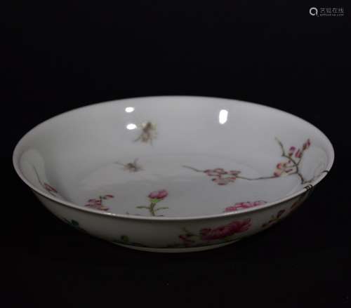 Daoguang Mark, Chinese Enamel Dish