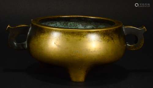 Chinese Bronze Tripod Censer