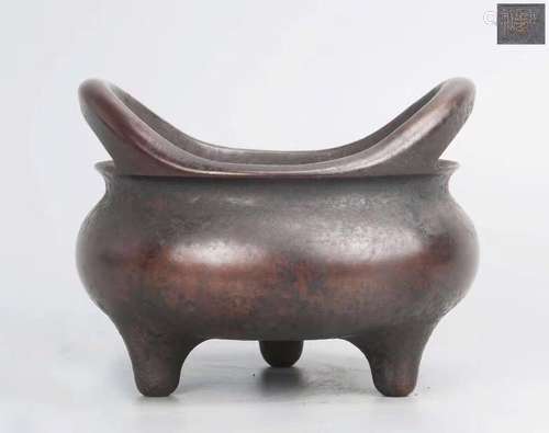 Chinese Bronze Tripod Censer