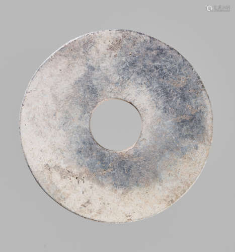 A CALCIFIED JADE ‘BI’ DISC