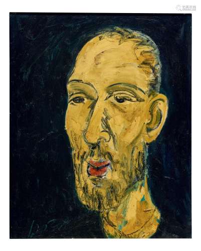 丘亚才（1949～2013） 男子肖像 油彩 画布