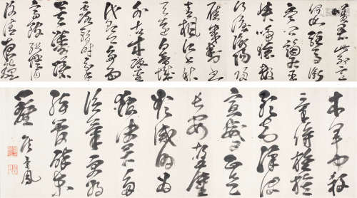 詹景凤（1532～1602） 草书 手卷 纸本
