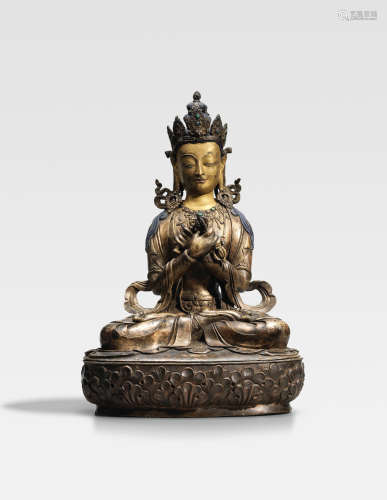 不丹，十九世纪 金刚总持铜像 金刚总持铜像