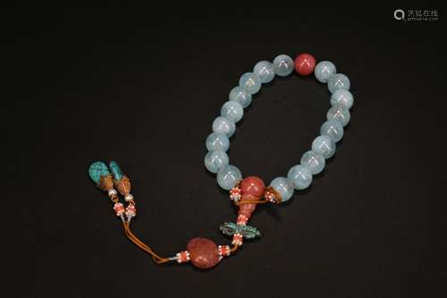 A Chinese Carved Jade Bracelet