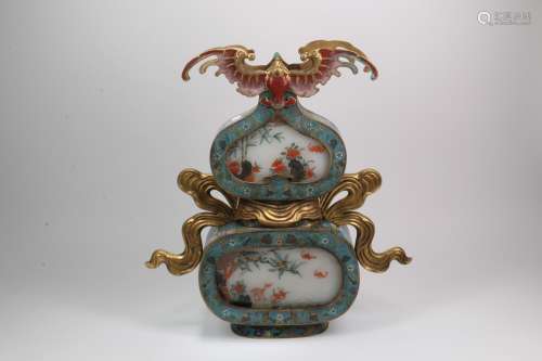 A Chinese Cloisonné Palace Lantern