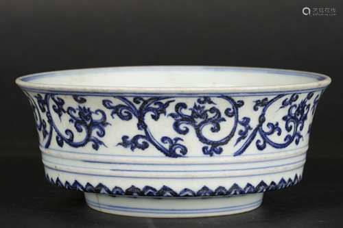 A Chinese Blue and White Porcelain Bowl