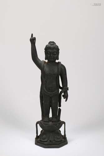 A Chinese Bronze Figure of Boy