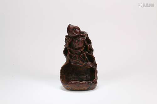 A Chinese Carved Wood Decoration