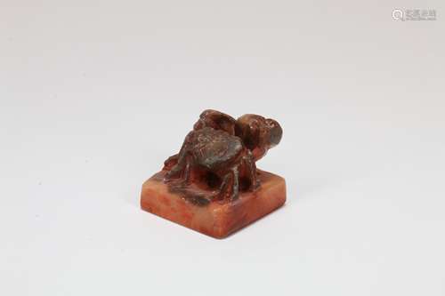 A Chinese Carved Stone Seal