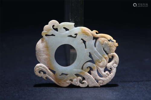 A Chinese Carved Jade Pendant